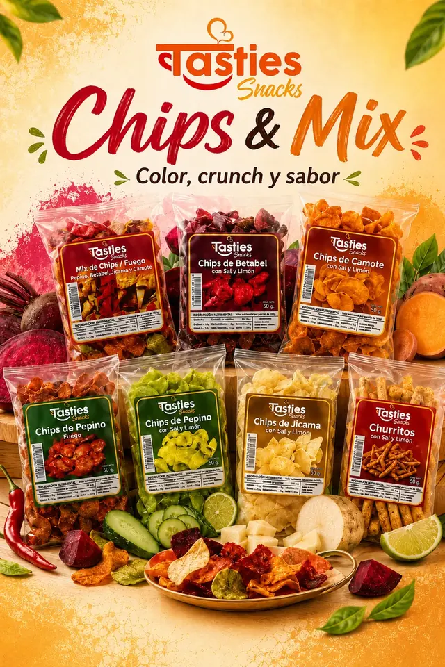 Chips y Mix Tasties Snacks