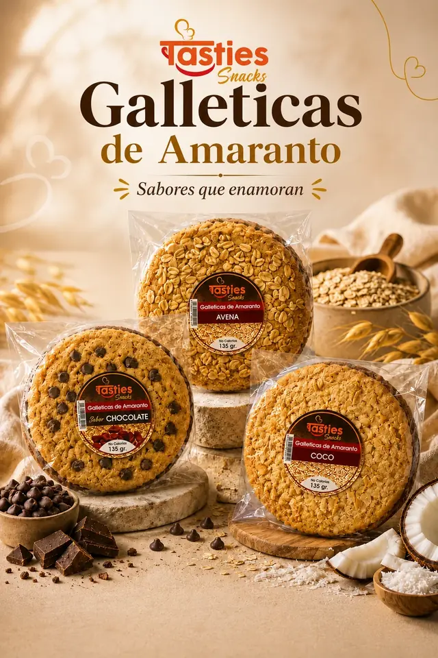 Galleticas de Amaranto Tasties Snacks